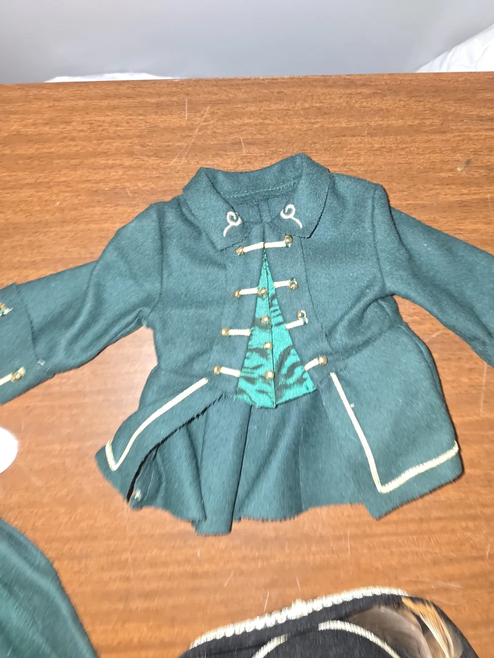 American Girl Felicity’s Retired Wool Green Riding Outfit
